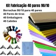 Kit fabricação 40 pares 90/10